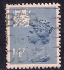 WALES GB 1981 QE2 14p GREY BLUE USED MACHIN STAMP SG W 39... ( D505 - Gales