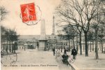 75 Paris L´Ecole De Guerre Place Fontenoy Animée Carte Precurseur - Enseignement, Ecoles Et Universités