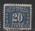 Canada 1934 20 Cent Excise Issue  #FX76 - Steuermarken