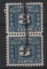 Canada 1934 3 Cent Excise Issue  #FX64 Pair - Fiscaux