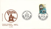 Finland FDC 9-12-1977 Centenary Of The Telephone In Finland With Cachet - FDC