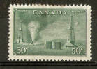 CANADA 1950 50c OIL WELLS SG 431 MOUNTED MINT Cat £7.50 - Nuevos