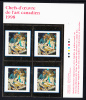 Canada MNH Scott#1754 Upper Right Plate Block 90c 'The Farmer's Family' By Brunislaw Jacob Bobak - Canadian Art - Plattennummern & Inschriften