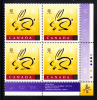 Canada MNH Scott#1767 Lower Right Plate Block 46c Rabbit And Chinese Symbol - Lunar New Year - Plattennummern & Inschriften