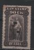 Canada 1893 90 Cent Quebec Law Stamp Issue  #QL42 - Fiscali