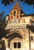 Cp , 82 , Moissac , Eglise St Pierre Avec Son Très Beau Portail, Son Tympan Ainsi Que Son Cloître , Vierge - Moissac