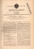 Original Patentschrift - F. Brehmer In Zerbst I.A., 1900 , Eier - Prüfungs- Und Aufbewahrungsapparat , Ei , Huhn !!! - Eier