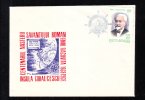 POLAR EXPLORER,EMIL RACOVITA,SHIP BELGICA,EXPEDITION IN ANTARCTICA,1998 SPECIAL COVER OBLIT.CONCORDANTE ROMANIA. - Esploratori