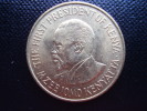 KENYA 1971 FIVE CENTS   KENYATTA Nickel-Brass  USED COIN In UNCIRCULATED CONDITION. - Kenia