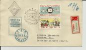 =UNGARY 1959 FDC R-BRIFE - Brieven En Documenten