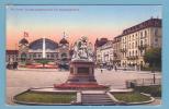 01300) BASEL, Strassburgerdenkmal Mit Bundesbahnhof, In 1929 - BS Basel-Stadt