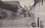 Leisnig, Bachgasse, Blick Auf Schloss Mildenstein, Um 1910 - Leisnig