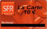 REUNION RECH SFR GSM 10€ SUR 120U  VALID 12.02 UT  VERY OLD ANCIENNE - Reunión