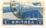 Fra345 Francobollo, Stamp, Timbre, Colonie Italiane Eritrea, Soggetti Africani Viadotto, Viaduct Posta Aerea N°21, 1936 - Eritrée