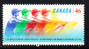 Canada MNH Scott #1805 46c Five Rowers - World Rowing Championships - Unused Stamps