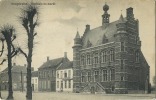Hoogstraten :  Stadhuis En Markt  ( Geschreven 1910 Met Zegel ) - Hoogstraten