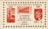 400 Jahre Rio 1965 Brasilien Block 14 ** 8€ Hl. Sebastian Viadukt Wappen Rar!!! Bf Wap Bloc Architectur Sheet Of Brasil - Andere & Zonder Classificatie