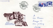 Czechoslovakia- First Day Cover FDC(Tiskopis) -"Fine Arts Academy, 30th Anniv." Issue, 60h. Stamp [Bratislava 2.4.1979] - FDC