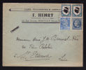 Lettre Entete " Cuirs - Peausseries F. HENRY à MANOSQUE / Affr. De 1947 - 1921-1960: Période Moderne