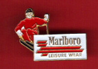 23591-pin's Marlboro.tabac.cigarette.leisure Wear.ski. - Sports D'hiver