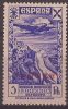 TABE21-LAB407TB.Maroc.Marocco .Historia  Del Correo.TANGER ESPAÑOL Tren.BENEFICENCIA 1943.(Ed 21**) Sin Charnela.LUJO - Bienfaisance