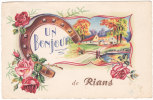 Un  Bonjour  De  Rians - Rians