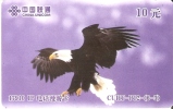 TARJETA DE CHINA DE UN AGUILA  (EAGLE-BIRD) (6-3) - Eagles & Birds Of Prey