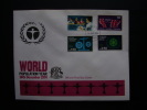 KUT 1974 WORLD POPULATION YEAR  FULL SET (4 Values) On FDC. - Kenya, Ouganda & Tanzanie