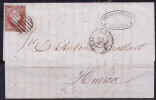 T)1855 CIRC.COVER SPAIN ZARAGOZA TO HUESCA XF¡.- - Covers & Documents