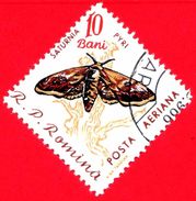 Nuovo Oblit. - ROMANIA - 1960 - Fauna - Farfalla - Butterfly - Papillon - Saturnia - 10 Bani - Neufs