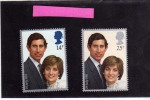 GREAT BRITAIN 1981 - GRAN BRETAGNA WEDDING OF THE PRINCE OF WALES TO LADY DIANA SPENCER - NOZZE PRINCIPE DI GALLES MNH - Neufs