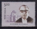 India MNH 2004, Justice Chagla, Judge, Statesman, - Unused Stamps