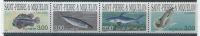 Delcampe - SAINT PIERRE ET MIQUELON 1997 - Poissons - Neuf Sans Charniere Se Tenant (Yvert 646/49) - Ungebraucht