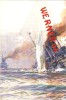 1. Weltkrieg V. 1916  Uboot Beschießt Ein Kreuzer Und Er Sinkt  (33464) - War 1914-18