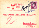 7822# LUXEMBOURG CARTE POSTALE TAXE MECANIQUE 2 Francs Obl LUXEMBOURG 1 1973 - Brieven En Documenten