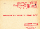 7823# LUXEMBOURG CARTE POSTALE AFFRANCHISSEMENT MECANIQUE 3 Francs Obl LUXEMBOURG - Lettres & Documents