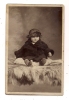 ### Cp , Carte Photo , Enfant , 1924 , Ed : L. Courbet , Rue Du Temple , Paris - Autres & Non Classés