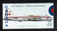 Canada MNH Scott #1808e Canadair CL-28 Argus MK 2 - Canadian Air Forces - Nuevos