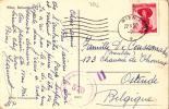 7842# AUTRICHE / CPA CENSURE BELVEDERE Obl WIEN 1950 Pour OSTENDE BELGIQUE VIENNE OESTERREICH - Storia Postale