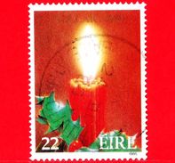 IRLANDA - Usato - 1985 - Natale - Christmas - Nollaig  - Candele - 22 - Usati