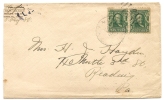 USA - 1908 COVER From BERLIN To READING - Storia Postale