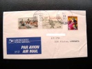 Cover Sent From USA To Lithuania, 1999 Veterans World War I Russell Cinco De Mayo - Brieven En Documenten