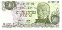 ARGENTINE  500 Pesos  Non Daté (1977-1982)   Pick 303a     ***** BILLET  NEUF ***** - Argentinien