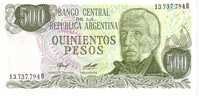 ARGENTINE  500 Pesos  Non Daté (1977-1982)   Pick 303a     ***** BILLET  NEUF ***** - Argentinië