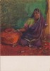 Woman From India, Russian Artist K.I.Finogenov On 1955 USSR , Russian Painting Postcard - Andere & Zonder Classificatie