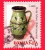 ROMANIA - USATO - 2007 - Ceramica - Brocca - 1.80 L - Used Stamps