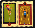 Canada MNH Scott #1908a Se-tenant Pair 47c IAAF World Championships - Neufs