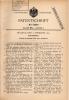 Original Patentschrift - Müller & Klein In Rhöndorf A. Rh., 1905 , Panoramakamera , Kamera , Photographie !!! - Cámaras Fotográficas