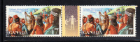 Canada MNH Scott #1915i Pair With Gutter 47c The Great Peace Of Montreal - Neufs