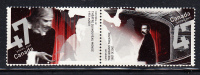 Canada MNH Scott #1920a Se-tenant Pair 47c Theatres - Ungebraucht